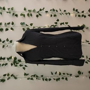 Express Design Studio Button Down Black Size XS